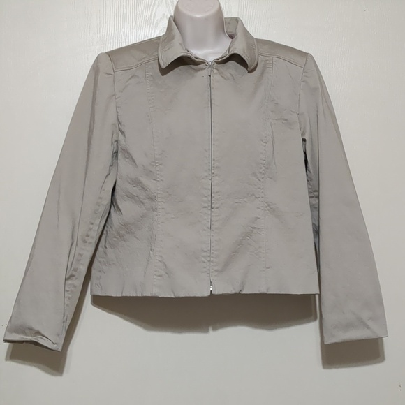Pendleton Jackets & Blazers - Pendleton light brown Zip Front women's Jacket blazer Size 12